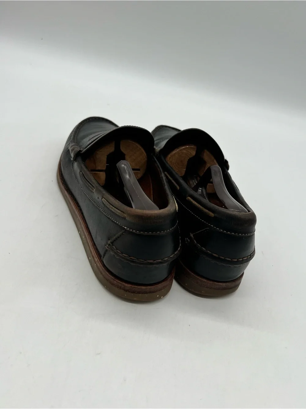 Allen Edmonds AE McKinley Men’s Sz 10D Brown Leather Penny Loafer Moc Toe Shoes